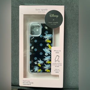 Disney x Kate Spade iPhone 12 Mini Alice in Wonderland case.